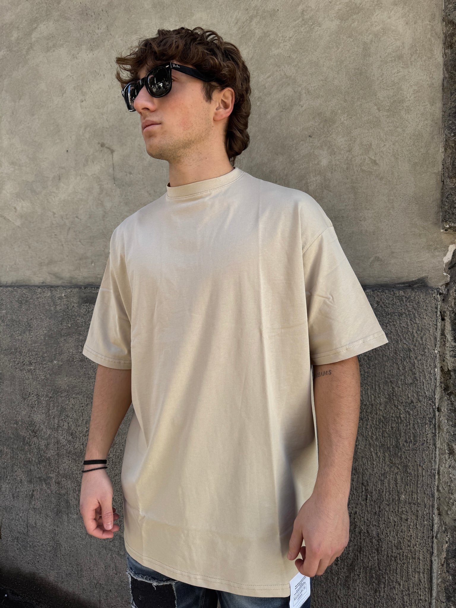 T-Shirt Basic Research Beige