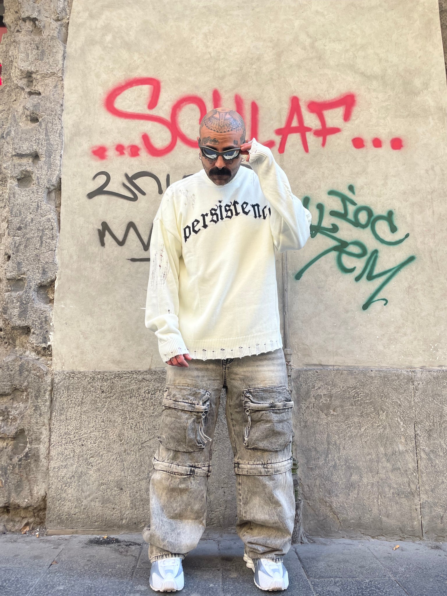 Maglione Crop Bianco Persistence